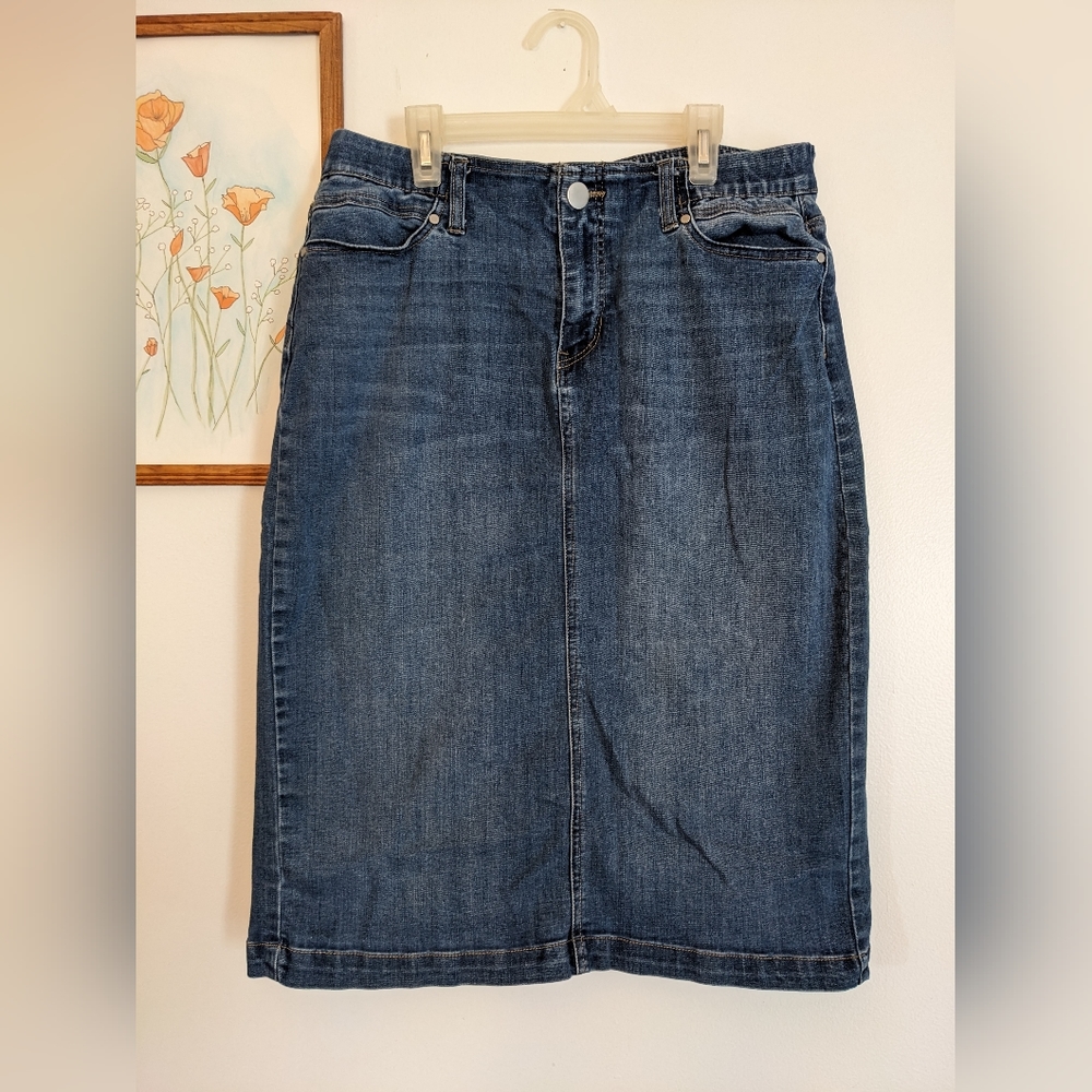 Christopher & Banks Denim Skirt